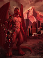 abs blood bodily_fluids city city_background cityscape claws digitigrade featureless_crotch feet horn male manly masculinity mountain muscular muscular_male naturally_censored paws pecs portland raining solo spikes tail talons toes wings loculi norokun mythology jarek dinosaur dragon mythological_creature mythological_scalie prehistoric_species reptile scalie theropod tyrannosaurid tyrannosauroid tyrannosaurus tyrannosaurus_rex 2d_animation animated hi_res high_framerate loop short_playtime sound watermark webm