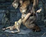 abdominal_bulge bodily_fluids clothed clothing cum cum_on_face drooling erection female footwear forced genital_fluids genitals group high_heels interspecies male male/female melee_weapon nude open_mouth paladin penis rape saliva sex shoes sword vaginal weapon fullytank elf goblin humanoid monster ogre 2010 3d_(artwork) 5:4 digital_media_(artwork) hi_res