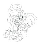 anthro duo forced genitals gun gun_in_mouth gun_play gunpoint handjob male male/male penile penis questionable_consent ranged_weapon rape sex sitting weapon squirrelseatbirds sega sonic_the_hedgehog_(series) shadow_the_hedgehog sonic_the_hedgehog eulipotyphlan hedgehog mammal monochrome