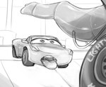 blush bodily_fluids car duo erection female genitals looking_at_genitalia looking_at_penis machine male male/female mechanical_penis open_mouth penis saliva tire vehicle wugi cars_(disney) disney pixar cruz_ramirez lightning_mcqueen animate_inanimate biomechanical dire_car dire_machine dire_vehicle living_car living_machine living_vehicle 2022 hi_res monochrome