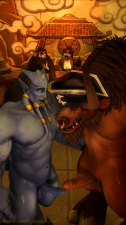 abs balls biceps comparing comparing_penis erection exhibitionism facial_piercing female genitals group hooves humanoid_genitalia humanoid_penis male male/male muscular navel nipples nose_piercing nose_ring pecs penis piercing ring_piercing tavern archmage-rykarr blizzard_entertainment warcraft bear bovid bovine draenei humanoid mammal pandaren red_pandaren tauren 3d_(artwork) 4k 9:16 absurd_res digital_media_(artwork) hi_res
