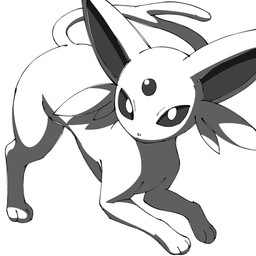 ambiguous_gender cheek_tuft facial_tuft feral forehead_gem gem leaning leaning_forward looking_at_viewer paws solo tail tuft noye nintendo pokemon eeveelution espeon generation_2_pokemon pokemon_(species) 1:1 2025 digital_drawing_(artwork) digital_media_(artwork) greyscale hi_res monochrome