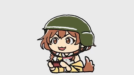 :3 armor braided_hair brown_eyes brown_hair brown_tail clothes_falling_off clothing coat combat_helmet controller dress eyelashes female fluffy fluffy_tail game_controller gaming green_helmet hair headgear helmet looking_at_viewer looking_offscreen military_helmet pigtails simple_background solo tail topwear twin_braids white_background yellow_clothing yellow_coat yellow_topwear sukezou563 hololive vtuber inugami_korone animal_humanoid canid canid_humanoid canine canine_humanoid dog_humanoid humanoid mammal mammal_humanoid 16:9 animated no_sound short_playtime video widescreen