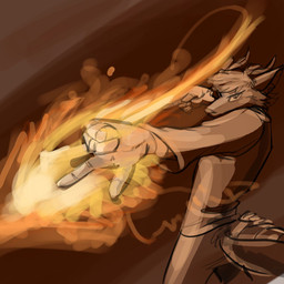 5_fingers action_pose action_scene aiming anthro bottomwear clothed clothing dramatic_lighting elemental_manipulation fingers fire fire_arrow fire_manipulation focused fur head_tuft horn magic magic_user male pants parody pose ready_to_fight scales shirt solo standing tail topwear tuft raemyshu jujutsu_kaisen mythology akamaru_shirogane canid canine chimera dragon fox furred_dragon furred_scalie hybrid mammal mythological_creature mythological_scalie scalie 1:1 2026 digital_media_(artwork) hi_res