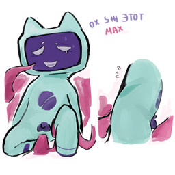 anal anal_penetration for_a_head genitals machine male open_mouth penetration penis screen screen_face sex simple_background small_penis tentacle_in_ass tentacle_penetration tentacle_sex tentacles text white_background unknown_artist sferum chatty_(max) object_head robot hi_res russian_text