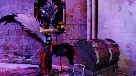 anthro gold_(metal) male mythical solo text pokrik mythology pokrik_(pokrik_hellhound) canid canid_demon canine canis demon domestic_dog hellhound mammal mythological_canine mythological_creature rexouium wolf 16:9 3d_(artwork) absurd_res digital_media_(artwork) english_text hi_res huge_filesize widescreen