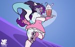 alternate_color anthro anthrofied beverage big_breasts black_hair blue_body blue_fur breasts butt carhop clothed clothing female footwear fur gloves green_eyes grey_body grey_fur hair handwear highlights_(coloring) holding_object legwear long_hair looking_at_viewer looking_back milkshake pokemorph ponytail purple_highlights quad_skates rear_view roller_skates socks solo thick_thighs upskirt waiter waitress_uniform white_body white_fur wide_hips thefoxsista nintendo pokemon morana_liepard generation_5_pokemon liepard pokemon_(species) 2020 hi_res