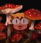 :3 big_eyes black_background blonde_hair blush blush_lines cat_smile female fungus hair inner_ear_fluff light_body light_skin looking_at_viewer mushroom night open_mouth open_smile plant pupils red_eyes red_inner_ear_fluff red_mushroom red_pupils simple_background slit_pupils smile solo tongue tuft paccha_(artist) tsukihime type-moon neco-arc animal_humanoid cat_humanoid domestic_cat felid felid_humanoid feline feline_humanoid felis humanoid mammal mammal_humanoid neco_spirit 2022 digital_media_(artwork) digital_painting_(artwork)