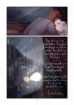 anthro canid canine canis clothed clothing comic death domestic_dog duo english_text eyes_closed fur hi_res ken_(salkitten) lagomorph leporid male mammal mustachemutt outside rabbit raining shou_(salkitten) text