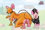 bdsm big_breasts breasts butt collar dominant duo feet female foot_fetish male mature_female nude plushie semi-anthro soles spiked_collar spikes stuttering text whip lazzylad disney winnie_the_pooh_(franchise) kanga piglet animate_inanimate domestic_pig kangaroo living_plushie macropod mammal marsupial suid suine sus_(pig) english_text