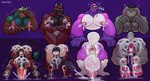 4_toes 5_fingers abstract_background andromorph animal_genitalia animal_penis anthro anus aroused ball_size_difference ball_tuft balls beak bedroom_eyes big_balls big_butt big_nipples big_pecs big_penis biped black_claws black_hair black_nose black_sclera black_toe_claws blush blush_lines bodily_fluids body_hair brown_anus brown_balls brown_body brown_eyebrows buckteeth butt butt_hair canine_genitalia canine_penis chest_fur claws cocky cum cum_drip cum_in_ass cum_in_pussy cum_inside cum_on_balls cum_on_body cum_on_butt cum_on_feet cum_on_ground cum_on_leg cum_on_penis cum_on_self cumshot digitigrade dripping ejaculation excessive_cum excessive_genital_fluids eyebrows eyes_closed facial_markings fangs feet feline_genitalia feline_penis fingers flaccid fluffy fluffy_tail foreskin fur gaping gaping_anus genital_fluids genitals glans green_body green_eyes green_fur green_hair grey_beak grey_body grey_fur group hair happy head_markings hindpaw horn huge_balls huge_penis hyper hyper_balls hyper_genitalia hyper_penis intersex knot lactating long_penis looking_away looking_pleasured male male_lactation markings moobs motion_lines muscular muscular_anthro muscular_male muscular_thighs narrowed_eyes nipples nude nude_andromorph nude_anthro nude_intersex nude_male one_eye_closed one_eye_obstructed orange_sclera orgasm orgasm_face pawpads paws pecs penile_spines penis penis_on_ground penis_size_difference perineum pink_anus pink_body pink_glans pink_hair pink_nipples pink_pawpads plantigrade presenting presenting_anus presenting_balls presenting_cum_inside presenting_hindquarters presenting_penis presenting_pussy puffy_anus purple_anus purple_background purple_body purple_markings purple_nipples purple_pawpads purple_penis pussy red_anus red_eyes saggy_balls saliva saliva_on_tongue saliva_string screaming_orgasm seductive sharp_teeth short_tail simple_background smile smirk spiked_penis spikes spikes_(anatomy) submissive submissive_andromorph submissive_anthro submissive_intersex submissive_male tail tail_motion tail_tuft tailwag talons teeth text thick_penis through_wall toe_claws toes tongue tongue_out tuft white_balls white_body white_horn trick_rex european_mythology mythology archie_greenwood keith_greenwood avian bird canid canine canis felid lagomorph leporid lion mammal pantherine rabbit wolf 2025 absurd_res artist_name colored digital_drawing_(artwork) digital_media_(artwork) english_text hi_res huge_filesize signature