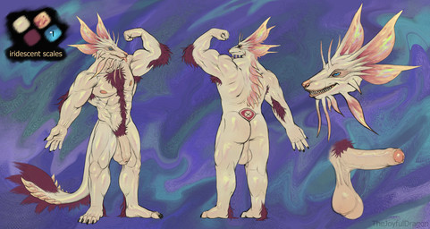 4_toes abs anthro armpit_hair balls biceps big_balls big_penis body_hair butt claws erection feet flaccid foreskin genitals happy_trail humanoid_genitalia humanoid_penis male muscular muscular_male nipples nude nude_anthro nude_male pecs penis plantigrade pubes smile solo toe_claws toes tongue triceps unretracted_foreskin thejoyfuldragon capcom monster_hunter mythology yokai_(cyrisc) dragon leviathan_(mh) mizutsune monster mythological_creature mythological_scalie scalie model_sheet