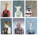 anthro class_photo clothed clothing collar dress female for_a_head group horn looking_at_viewer male ossicone overalls plaid pose real sitting smile what third-party_edit unknown_artist animal_head animal_humanoid antelope avian bird bovid cacatua cockatoo domestic_cat felid feline felis giraffe giraffid humanoid mammal pantherine parrot procyonid raccoon sulphur-crested_cockatoo tiger shopped