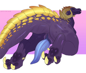 2017 animal_genitalia animal_penis butt claws cloaca digital_media_(artwork) dragon erection feral genital_slit hi_res horn looking_at_viewer looking_back male penis purple_scales qwertydragon scales scalie simple_background slit solo spikes tapering_penis teeth toe_claws wingless_dragon yellow_eyes zuul_(ulfhednar)
Rating: Explicit
Score: 15
User: drakestars
Date: April 21, 2018 2017 animal_genitalia animal_penis butt claws cloaca digital_media_(artwork) dragon erection feral genital_slit hi_res horn looking_at_viewer looking_back male penis purple_scales qwertydragon scales scalie simple_background slit solo spikes tapering_penis teeth toe_claws wingless_dragon yellow_eyes zuul_(ulfhednar)
Rating: Explicit
Score: 15
User: drakestars
Date: April 21, 2018