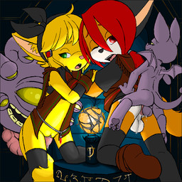 2012 anal anal_penetration anthro balls beholder black_nose blonde_hair canine cat cub feline female fox fur gay green_eyes hair imp male mammal open_mouth orange_fur paige penetration penis pink_nose pussy red_eyes red_hair sex teeth tongue vaginal vaginal_penetration wings yellow_fur young
Rating: Explicit
Score: 12
User: Finchmaster
Date: February 26, 2014