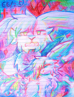 abstract_background ambiguous_gender angry bodily_fluids bone breath broken_heart christian_cross christian_symbol cross diamonds_(suit) feral grimace panting religion religious_symbol solo_focus suit_symbol tears jackrabbit_(artist) christianity red_(jackrabbit) canid canine canis domestic_dog mammal 2025 absurd_res colored colored_pencil_(artwork) dated hi_res shaded sketch traditional_media_(artwork)
