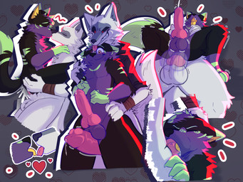 anal anal_penetration animal_genitalia animal_penis anthro anthro_on_anthro anthro_penetrated anthro_penetrating anthro_penetrating_anthro arm_tuft ball_size_difference balls balls_on_penis big_penis blush bodily_fluids bottomless butt canine_genitalia canine_penis carrying_another carrying_partner cheek_tuft claws cloak clothed clothing cum cum_in_ass cum_inside cum_while_penetrated cumshot dominant dominant_anthro dominant_male duo ears_down ears_up ejaculation elbow_tuft emanata erection excited eyebrows eyes_closed facial_markings facial_tuft fellatio fluffy fluffy_tail french_kissing from_behind_position from_front_position fur fuzzy genital_fluids genitals grin hand_on_head hand_on_shoulder head_markings head_tuft heart_symbol hip_grab holding_another holding_partner humanoid_genitalia humanoid_penis hybrid_genitalia hybrid_penis kiss_on_lips kissing knot knotted_humanoid_penis knotted_penis larger_anthro larger_male larger_on_bottom looking_down looking_pleasured low-angle_view lying male male/male male_penetrated male_penetrating male_penetrating_male markings mask_(marking) motion_blur motion_lines multicolored_body multicolored_fur multiple_positions nude on_back on_top open_mouth oral outline partially_clothed pawpads penetration penile penis penis_between_thighs penis_size_difference pink_penis pivoted_ears poncho precum rear_view red_eyes saliva sex shaking shoulder_tuft shy side_view size_difference smaller_anthro smaller_male smaller_on_top smaller_penetrated smile spread_legs spreading standing submissive submissive_anthro submissive_male sucking tail tears teeth thigh_sex tongue tongue_out tongue_out_fellatio trembling tuft white_body white_fur wraps wrist_wraps yellow_eyes mrfalco dreamworks puss_in_boots_(franchise) death_(puss_in_boots) odie_(itsbixby) canid canine canis mammal wolf 4:3 absurd_res hi_res