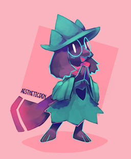 3_toes ambiguous_gender anthro barefoot black_body black_ears black_fur clothed clothing eyewear feet fur glasses green_clothing green_hat green_headwear hands_together hat headgear headwear monotone_body monotone_fur open_mouth plantigrade round_glasses scarf solo toes wide_sleeves aestheticden deltarune undertale_(series) ralsei bovid caprine darkner goat mammal 2021 absurd_res full-length_portrait hi_res portrait