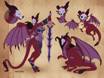 anthro armor bone chibi claws clothed clothing female feral holding_object holding_weapon horn melee_weapon membrane_(anatomy) membranous_wings plushie red_body red_scales runes scales simple_background skull skull_head smile solo spikes sword tail weapon wings wanderertamplior blizzard_entertainment european_mythology mythology warcraft dracthyr dragon murloc mythological_creature mythological_scalie scalie western_dragon 4:3 digital_media_(artwork) hi_res sketch sketch_page
