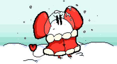 anthro armless big_ears biped bubble_helmet closed_frown clothed clothed_anthro clothed_female clothing coat day eyelashes feet female female_anthro frown heart_tail line_tail mouth_closed noseless on_snow outside red_clothing red_coat red_ears red_tail red_topwear semi-anthro short_legs simple_background small_feet snow snow_on_helmet snowing solo standing standing_on_snow tail thin_tail tight_clothing topwear wearing_helmet white_face winter winter_coat meatcanister chuchu_rocket sega chupea chuchu_(chuchu_rocket) mammal mouse murid murine rodent 2025 digital_media_(artwork) english_description full-length_portrait hi_res icon pixel_(artwork) portrait