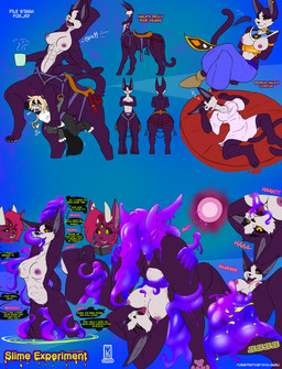 abdominal_bulge anal anal_penetration anthro anthro_on_taur anthro_penetrated belly_riding birth black_speech_bubble bodily_fluids bound breasts color_coded_text cosplay cum cum_on_breasts double_penetration female female_anthro female_penetrated female_taur genital_fluids group gynomorph gynomorph/female gynomorph_penetrating gynomorph_penetrating_female gynomorph_taur impregnation intersex intersex/female intersex_penetrating intersex_penetrating_female intersex_taur larger_gynomorph larger_intersex magic male multi_eye nipple_fetish nipple_penetration nipple_play nipples nude nude_anthro nude_female nude_gynomorph ovulating ovum penetration penetration_by_tongue sex size_difference sleeping slime smaller_anthro smaller_female smaller_penetrated spell sperm_cell taur_penetrating taur_penetrating_anthro text vaginal vaginal_penetration kyu-maru ember_siegfried hala_(fox_xd) kyu_maru domestic_cat felid feline felis mammal noxkat taur english_text hi_res url