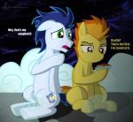 2014 blue_hair chrome-mmvii cloud cutie_mark dialog duo eating english_text equine female feral food friendship_is_magic fur green_eyes hair hi_res horse male mammal my_little_pony open_mouth orange_eyes orange_hair pony shaded sitting soarin_(mlp) spaghetti spitfire_(mlp) text tongue watermark white_fur wonderbolts_(mlp) yellow_fur
Rating: Safe
Score: 1
User: Jatix
Date: March 10, 2014