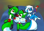 <3 arthropod bed bell big_breasts blue_fur breasts bulge candy canine christmas cookie dildo dragonfly entwined_tails female fluffy_tail fox fur green_fur holidays huge_breasts hyper hyper_breasts hyper_penis insect male norithics pasties penis red_eyes sex_toy skunk straight titfuck underwear
Rating: Questionable
Score: 1
User: BushyTailHugger
Date: December 26, 2013