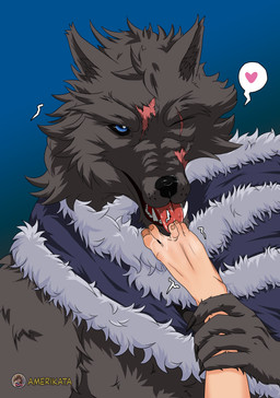 anthro blue_eyes bodily_fluids claws dominant dominant_male duo fangs feet first_person_view fluffy foot_fetish fur grey_body grey_fur heart_symbol humanoid_feet licking male motion_lines plantigrade saliva saliva_on_tongue scar shaking shivering solo_focus teeth toes tongue amerikata elden_ring fromsoftware blaidd_(elden_ring) canid canine canis mammal wolf absurd_res hi_res