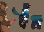 anatomically_correct anatomically_correct_cloaca anatomically_correct_genitalia anatomically_correct_penis animal_genitalia animal_penis anthro balls belly bent_over big_balls big_penis biped brown_body brown_fur butt butt_focus cloaca close-up duo erection feathers feet fur genitals hair kneeling looking_at_another looking_back looking_back_at_another male mane mane_hair masturbation nude open_mouth penis plantigrade presenting presenting_cloaca presenting_hindquarters raised_tail rear_view slightly_chubby slightly_chubby_anthro slightly_chubby_male tail tail_feathers talons toes tongue tongue_out ursine_penis winged_arms wings chaimtaim third-party_edit kuruk_(character) wren_(kuruk) avian bear bird black-billed_magpie brown_bear corvid grizzly_bear holarctic_magpie magpie_(corvid) mammal oscine passerine ursine hi_res