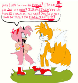 after_sex age_difference anthro anthro_on_anthro ball_gag big_breasts big_butt bodily_fluids breasts butt cum cum_in_vagina cum_inside dialogue duo eyelashes female female_anthro fur gag genital_fluids genitals holding_head huge_breasts larger_female male male/female male_anthro nipples nude nude_anthro nude_female outside sex size_difference smaller_male stated_paternity text vulva teztaz archie_comics sega sonic_the_hedgehog_(archie) sonic_the_hedgehog_(comics) sonic_the_hedgehog_(series) amy_rose miles_prower canid canine canis eulipotyphlan fox hedgehog mammal 2025 absurd_res english_text hi_res