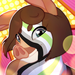agender_flag agender_pride_colors ambiguous_gender anthro brown_hair close-up colorful_background face_focus facial_markings hair head_markings lgbt_pride looking_at_viewer markings pride pride_colors smile solo striped_markings stripes sjevi lgbt_pride_month mammal 1:1 digital_drawing_(artwork) digital_media_(artwork) hi_res portrait