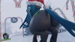 16:9 3d_(artwork) 3d_animation 4k absurd_res ai_generated_audio ai_voice animated annoyed anus arthropod ass_clapping big_butt blue_hair bouncing_butt butt candy candy_cane changeling christmas christmas_clothing christmas_headwear clothing decoration dessert digital_media_(artwork) dock_(anatomy) eye_roll female feral food friendship_is_magic genitals hair hasbro hat headgear headwear hi_res holidays huge_butt huge_filesize insect_wings looking_at_viewer looking_back looking_back_at_viewer music my_little_pony outdoor_nudity outside plant presenting presenting_anus presenting_hindquarters presenting_pussy pussy queen_chrysalis_(mlp) rear_view santa_hat shaking_butt short_playtime shreddy117 snow solo sound tail talking_to_viewer thick_thighs translucent translucent_wings tree twerking webm widescreen wings