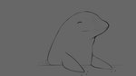 ambiguous_gender feral grey_background open_mouth open_smile partially_submerged simple_background smile solo tongue tongue_out water benji_(artist) drift_(benji) cetacean dolphin mammal marine toothed_whale 16:9 animated monochrome short_playtime widescreen male_(lore)