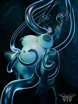 anal anal_penetration anthro areola belly big_belly breasts cave eye_roll female genitals glistening glistening_areola glistening_arms glistening_belly glistening_body glistening_breasts glistening_legs glistening_nipples glistening_scales glistening_skin glistening_tentacles inflation navel nipple_piercing nipples oral oral_penetration penetration piercing restrained_arms scales sex solo spread_legs spreading suspension tentacle_in_ass tentacle_in_mouth tentacle_penetration tentacle_sex tentacles vulva phrostbite vulgarvictor_(modeler) zeta_(zetakaiju94) kaiju 3:4 3d_(artwork) absurd_res blender_(artwork) digital_media_(artwork) hi_res