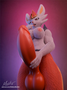 abs anthro areola balls big_balls big_breasts big_penis breasts erection finger_fetish finger_lick finger_play fingers fur genitals glans glistening glistening_areola glistening_balls glistening_genitalia glistening_glans glistening_nipples glistening_penis gynomorph huge_balls huge_penis intersex licking lidded_eyes muscular nipples non-mammal_nipples penis solo text tongue tongue_out vein veiny_penis hiddenmask18 nintendo pokemon cinderace generation_8_pokemon pokemon_(species) 3:4 3d_(artwork) blender_(artwork) digital_media_(artwork) hi_res url
