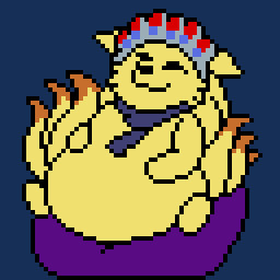 6_tails abdominal_bulge ambiguous_gender ambiguous_pred ambiguous_prey anthro anthro_pred bean_bag belly big_belly crown eyes_closed fur hand_on_belly headgear heart_symbol multi_tail obese obese_ambiguous obese_anthro oral_vore orange_body orange_fur overweight overweight_ambiguous overweight_anthro purple_bean_bag scarf simple_background sitting_on_bean_bag solo struggling struggling_prey tail transparent_background unseen_prey vore yellow_body yellow_fur softfoxxo nintendo pokemon emberflame_(tavin_forchune) generation_1_pokemon ninetales pokemon_(species) 1:1 2d_animation alpha_channel animated digital_media_(artwork) low_res pixel_(artwork) pixel_animation