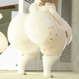 anthro bedroom big_breasts big_butt bouncing_breasts breast_squish breasts butt butt_jiggle female huge_breasts huge_butt hyper hyper_breasts hyper_butt jiggling overweight solo squish thick_thighs twerking melibunnybee lagomorph leporid mammal rabbit 1:1 3d_(artwork) 3d_animation animated digital_media_(artwork) hi_res loop no_sound short_playtime video