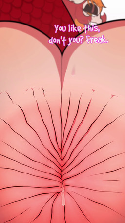 anal anal_vore anthro anus big_anus butt dialogue duo eyelashes female hair huge_anus looking_back macro macro_female micro orange_eyes orange_hair red_body red_hair red_scales scales simple_background smile tail teeth text vore white_background white_body white_skin mspaintgts mythology ember_(embertalks) dragon humanoid mammal mouse murid murine mythological_creature mythological_scalie rodent scalie 9:16 animated english_text hi_res short_playtime sound video