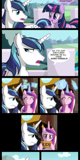 block blue_eyes blue_hair bottle canterlot cardboard cloud container crown cutie_mark dialogue duo_focus feathered_wings feathers female feral fur glowing group hair headgear horn levitation magic multicolored_hair oblivious outside pink_body pink_feathers purple_body purple_eyes purple_fur purple_hair rubber_duck sky tail text two_tone_hair wings veggie55 friendship_is_magic hasbro my_little_pony mythology princess_cadance_(mlp) shining_armor_(mlp) twilight_sparkle_(mlp) equid equine mammal mythological_creature mythological_equine unicorn winged_unicorn 2013 absurd_res comic english_text hi_res