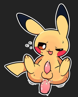 anal anal_penetration balls bodily_fluids duo feral genital_fluids genitals male male/male penetration penis precum sex tapering_penis plumflavor nintendo pokemon generation_1_pokemon pikachu pokemon_(species)