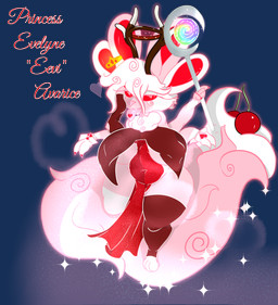 anthro aphrodisiac_gas big_breasts bodily_fluids breasts cherry claws cum dewlap_(anatomy) digitigrade_paws fangs food fox_tail fruit genital_fluids gesture hand_gesture heart_symbol huge_breasts long_tail multi_arm multi_limb pink_body pink_eyes plant plump_lower_lip shortstack slightly_chubby solo tail teeth thick_thighs tongue tongue_out unusual_bodily_fluids unusual_cum unusual_genital_fluids v_sign wide_hips succubusbnny absurd_res alpha_channel hi_res