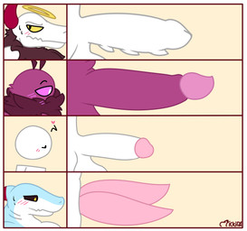 2_penises animal_genitalia animal_penis balls blush bone border cetacean_genitalia cetacean_penis chart comparing comparing_penis demon_penis fluffy genitals halo horn humanoid_genitalia humanoid_penis jewelry male multi_genitalia multi_penis muscular muscular_male neck_tuft necklace penis penis_chart shark_penis skull skull_head tapering_penis tuft white_border henrique_rick augdamn penis_lineup anonymous_character hoax_(sky_k.i.) karma_(sky_k.i.) sky_k.i._(character) aquatic demon fish humanoid shark digital_media_(artwork) hi_res