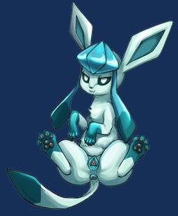 :3 animal_genitalia animal_vulva anus bedroom_eyes canine_genitalia canine_vulva feet female feral genitals narrowed_eyes pawpads seductive soles solo spread_legs spreading thick_thighs vulva wide_hips buttercup_saiyan nintendo pokemon canid canine eeveelution generation_4_pokemon glaceon mammal pokemon_(species) absurd_res hi_res