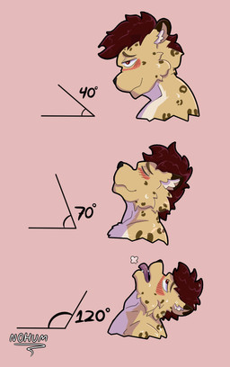 ahegao angle anthro blue_eyes blush blush_lines bodily_fluids hair looking_pleasured male red_hair solo spots sweat sweatdrop tongue tongue_out trend trigonometry nohum nohum_(nohum) felid feline leopard leopardus mammal pantherine absurd_res hi_res