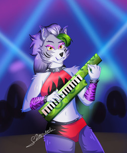 anthro clothing female machine solo yellow_eyes dr-artdark five_nights_at_freddy's five_nights_at_freddy's:_security_breach five_nights_at_freddy's:_security_breach_ruin scottgames steel_wool_studios roxanne_wolf animatronic canid canine canis mammal robot wolf 5:6 absurd_res digital_drawing_(artwork) digital_media_(artwork) hi_res