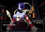 big_breasts blacksen blue_hair blue_skin blush bone breasts cleavage dragon english_text female hair leviathan_(skullgirls) male red_eyes skullgirls squigly stitches text undead wide_hips zombie
Rating: Questionable
Score: 9
User: ROTHY
Date: December 04, 2013