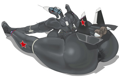 aircraft anthro black_body female machine mechanical_body metallic_body solo vehicle quattrant aeromorph living_aircraft living_machine living_vehicle hi_res