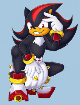 abdl anthro diaper diaper_fetish male solo sweety_(artist) sega sonic_the_hedgehog_(series) fan_character shadow_the_hedgehog eulipotyphlan hedgehog mammal hi_res