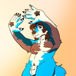 animal_genitalia anthro areola balls biped casual_nudity fully_sheathed genitals male male_anthro nipples pubes sheath solo mrdarknesswolf shadow_hands_challenge mrdarknesswolf_(character) canid canine canis mammal wolf 1:1 hi_res meme shaded soft_shading
