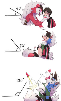 anthro aroused black_hair blue_body blue_fur bodily_fluids breast_expansion breasts breath bursting_out_of_clothing chest_tuft clothed clothing clothing_lift duo ear_growth expansion eyewear fangs female fur fur_growth fur_tuft glasses growth hair hand_on_chin hand_under_chin heart_symbol human_to_anthro jacket looking_at_another looking_at_partner looking_pleasured male male/female multicolored_body multicolored_fur neck_tuft obscured_oral open_mouth pecs pink_eyes pink_sclera pokemon_transformation red_body red_fur ripping rocket saliva saliva_string sharp_teeth shirt shirt_lift simple_background size_difference smile snout snout_growth solo species_transformation sweat sweatdrop teeth three_frame_image three_frame_sequence tongue tongue_out topwear torn_clothing transformation transformation_sequence tuft visual_metaphor white_body white_fur toshabi angle_head_tilt_meme nintendo pokemon pocat toshabi_(character) canid canine canis generation_7_pokemon human lycanroc mammal midnight_lycanroc pokemon_(species) werecreature wolf 2026 digital_drawing_(artwork) digital_media_(artwork) hi_res sequence